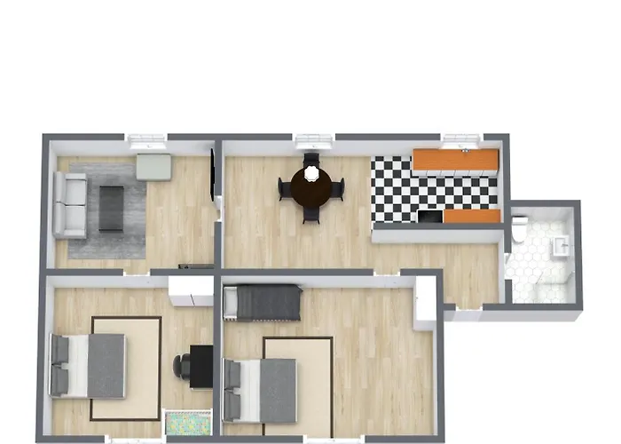 Stylish 5 Person In Vibrant Urban Area Kopenhag